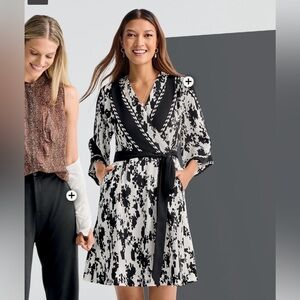Cabi Dress with Pockets—XL
Black and White